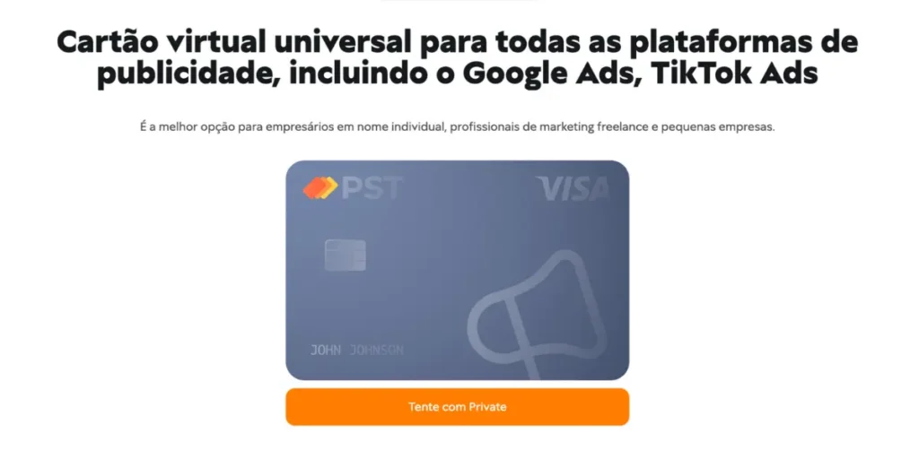 Cartao virtual universal
