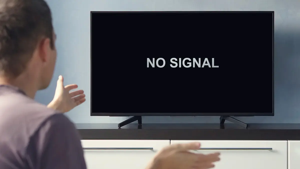 O que fazer quando a televisão está sem sinal