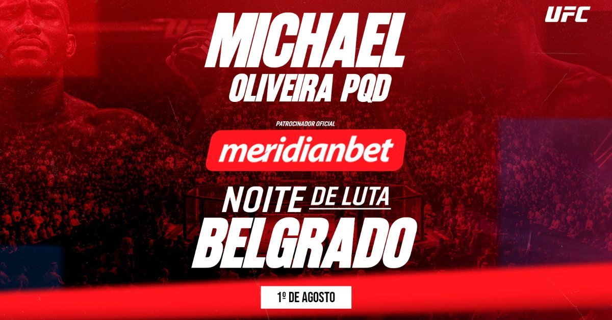 Meridianbet e UFC Belgrado: Michael "PQD" une Brasil e Sérvia