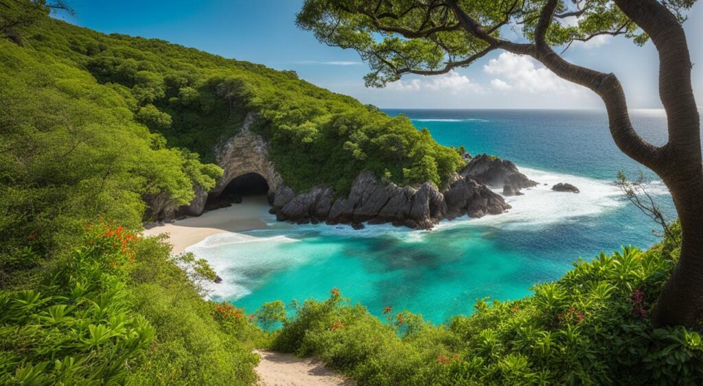 trilhas naturais em Cancun