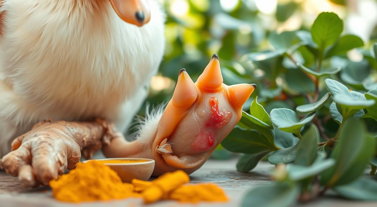 o que é bom para inflamação na pata de ganso