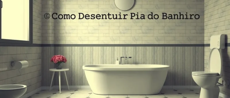 Como Desentupir Pia do Banheiro Entupida com Cabelo e Sabão Hoje